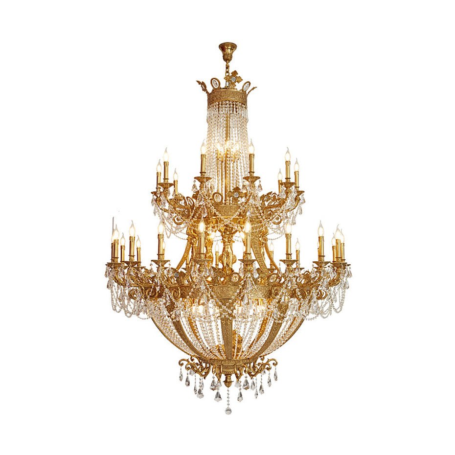 Zaira Opulent Chandelier by Bling Lighting Studio
