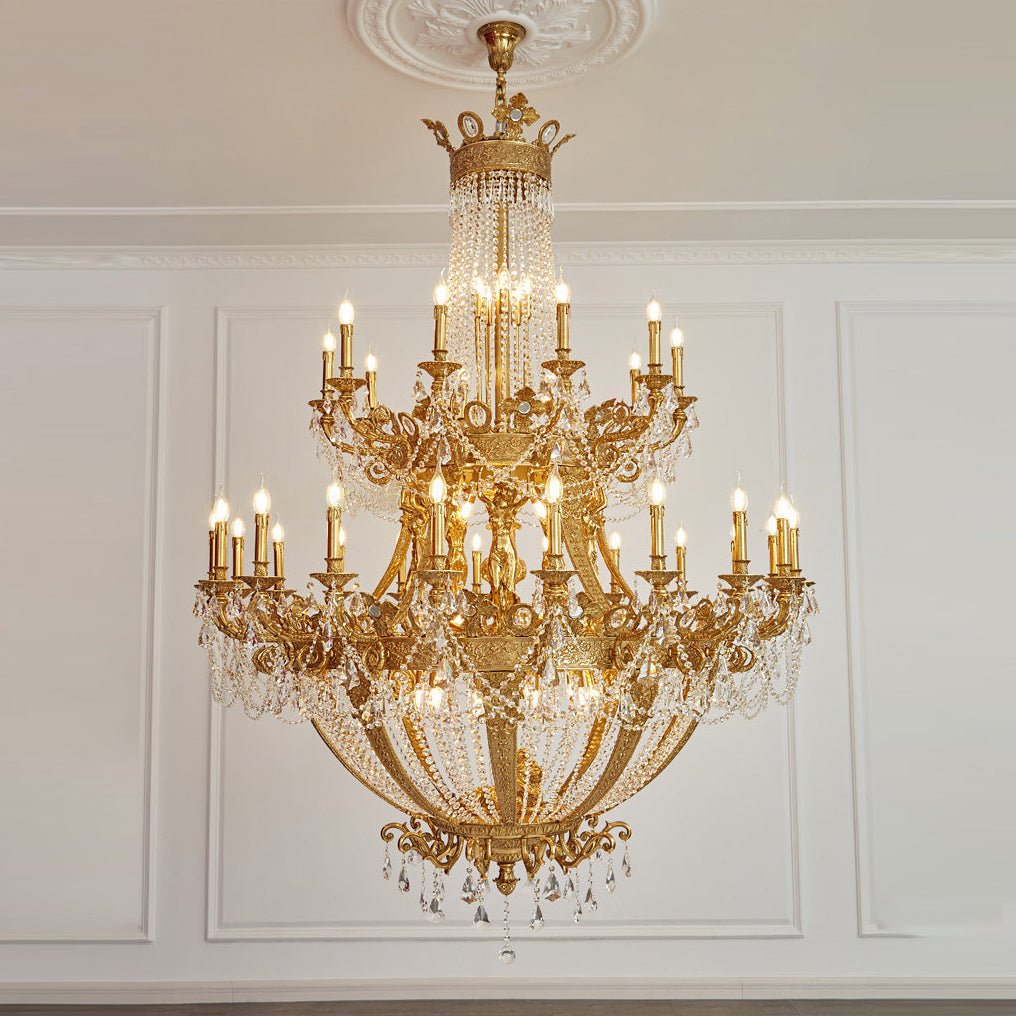 Zaira Opulent Chandelier by Bling Lighting Studio