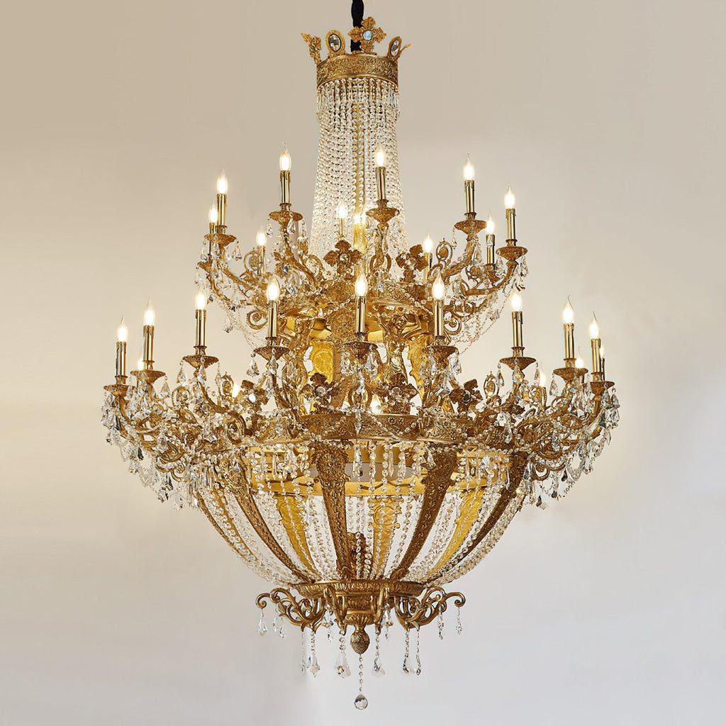 Zaira Opulent Chandelier by Bling Lighting Studio