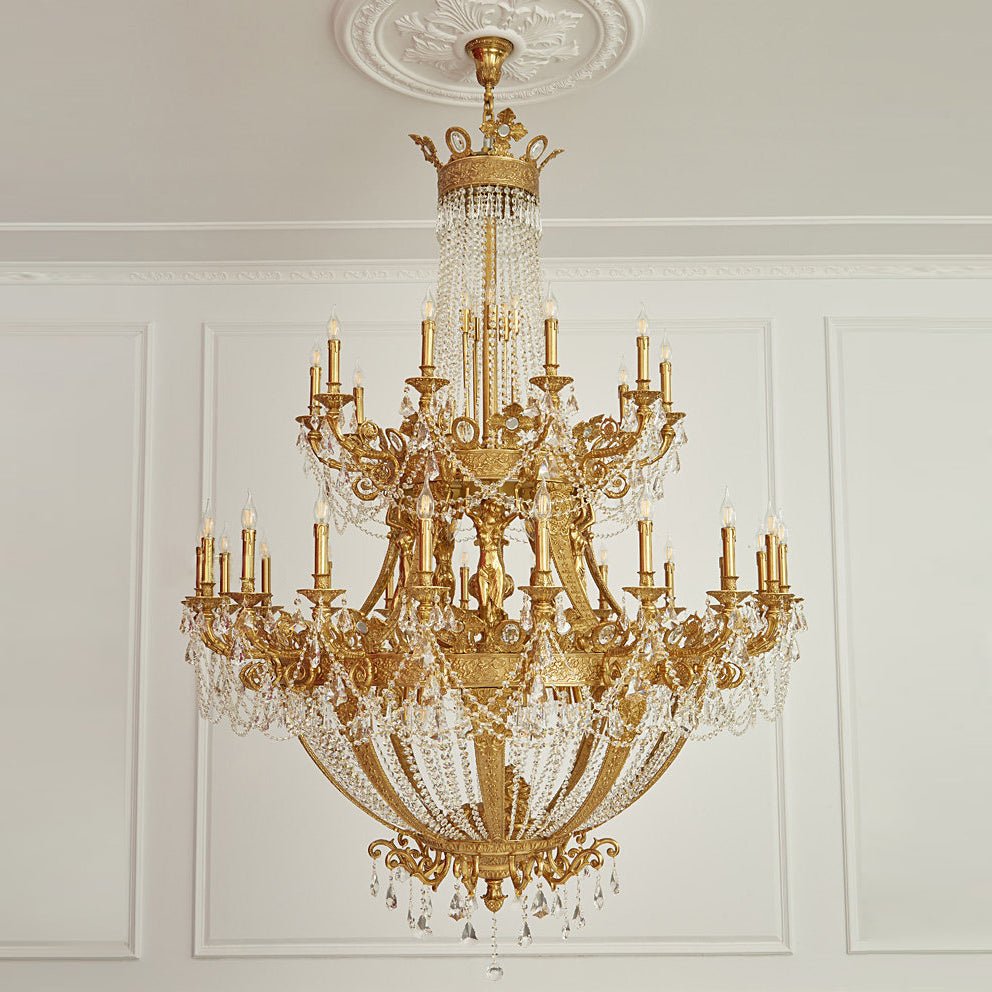 Zaira Opulent Chandelier by Bling Lighting Studio
