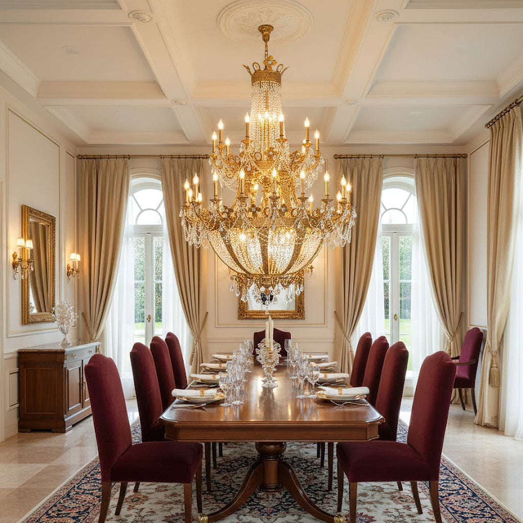 Zaira Opulent Chandelier by Bling Lighting Studio