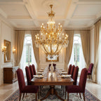 Zaira Opulent Chandelier by Bling Lighting Studio