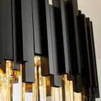 Zen Modern Gold Crystal Chandelier - Bling Lighting Studio