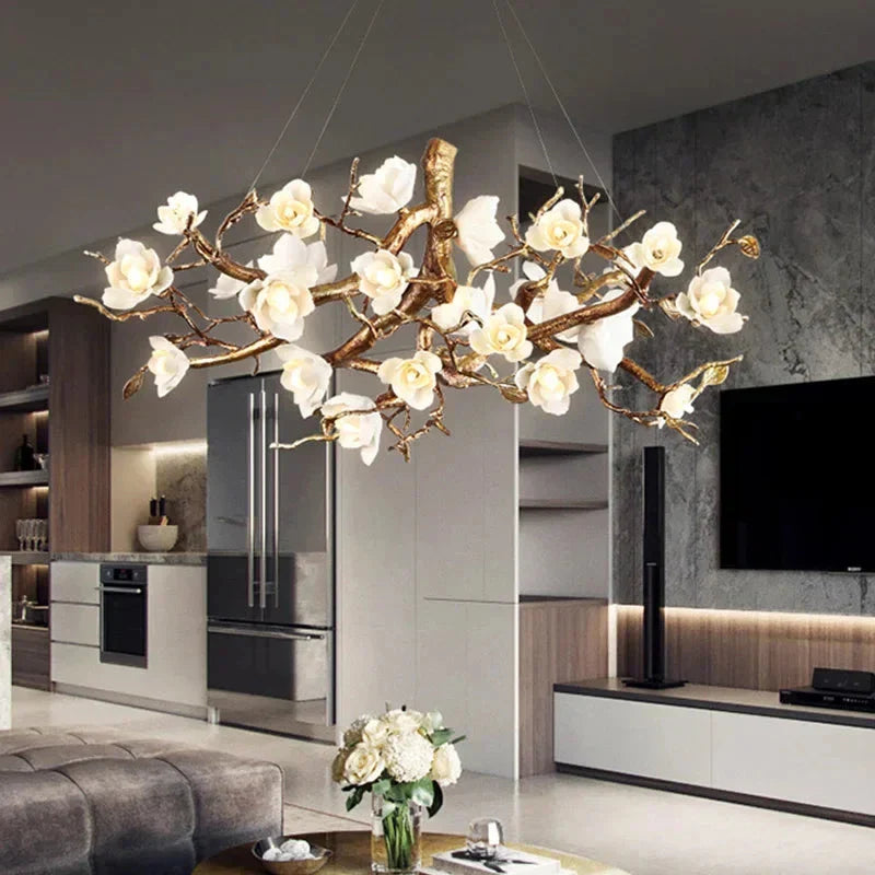 Zenth Vintage Flower Chandelier - Bling Lighting Studio