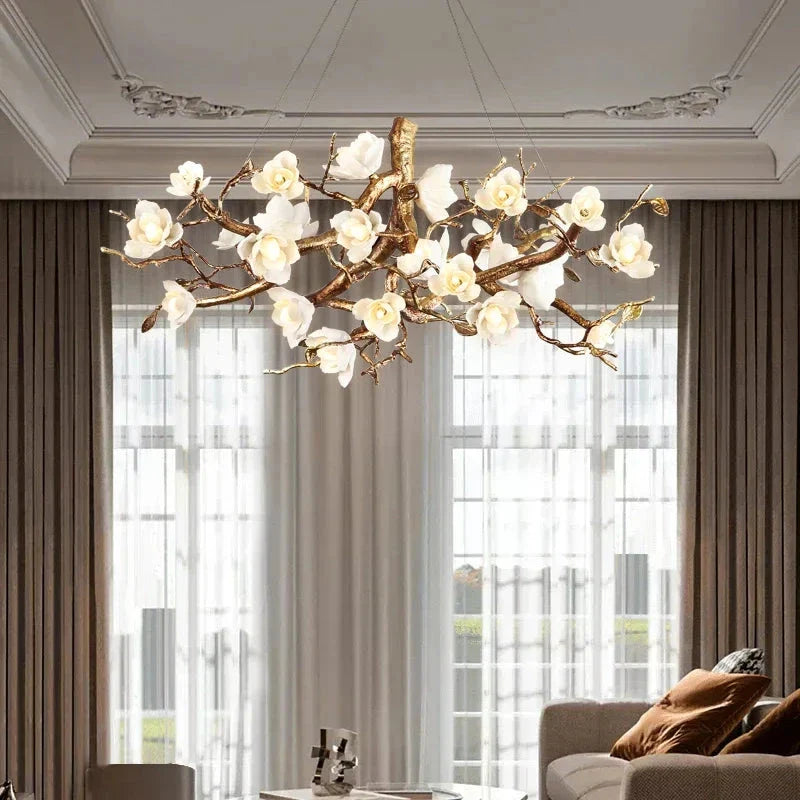 Zenth Vintage Flower Chandelier - Bling Lighting Studio