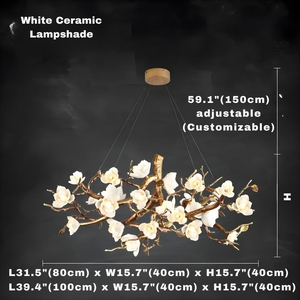 Zenth Vintage Flower Chandelier - Bling Lighting Studio