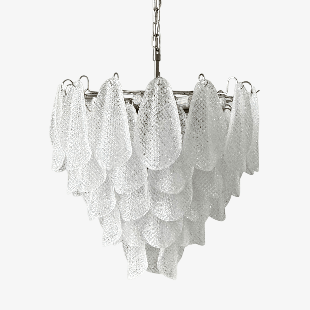 Murano Glass Teardrop Chandelier by Bling Lighting Studio