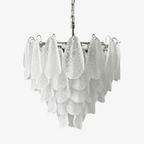 Murano Glass Teardrop Chandelier by Bling Lighting Studio