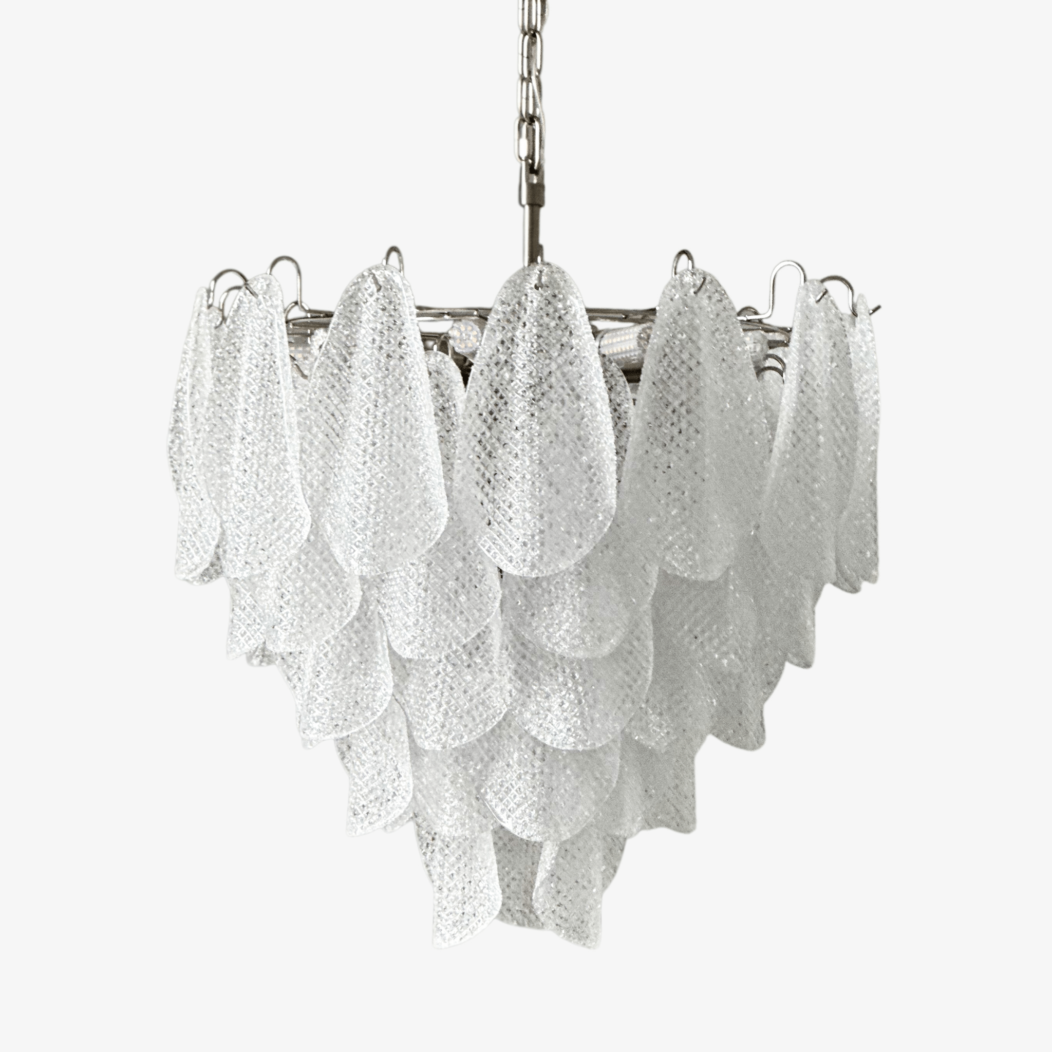 Murano Glass Teardrop Chandelier by Bling Lighting Studio