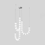 Acrylic Pearl Necklace Chandelier