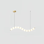 Acrylic Pearl Necklace Chandelier