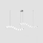 Acrylic Pearl Necklace Chandelier