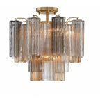 Addis Murano Glass Semi-Flush Ceiling Mount 17''W by Bling Lighting Studio