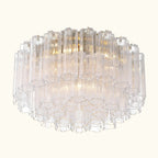 Addis Murano Glass Flushmount 22 inch in Brass with Clear glass alternate view 3
