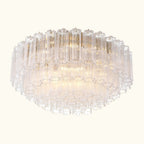 Addis Murano Glass Flushmount 32 inch in Brass with Clear glass alternate view 3