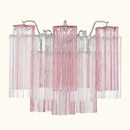 Addis Murano Glass Wall Light 14''W in Chrome with Spring glass alternate view 1