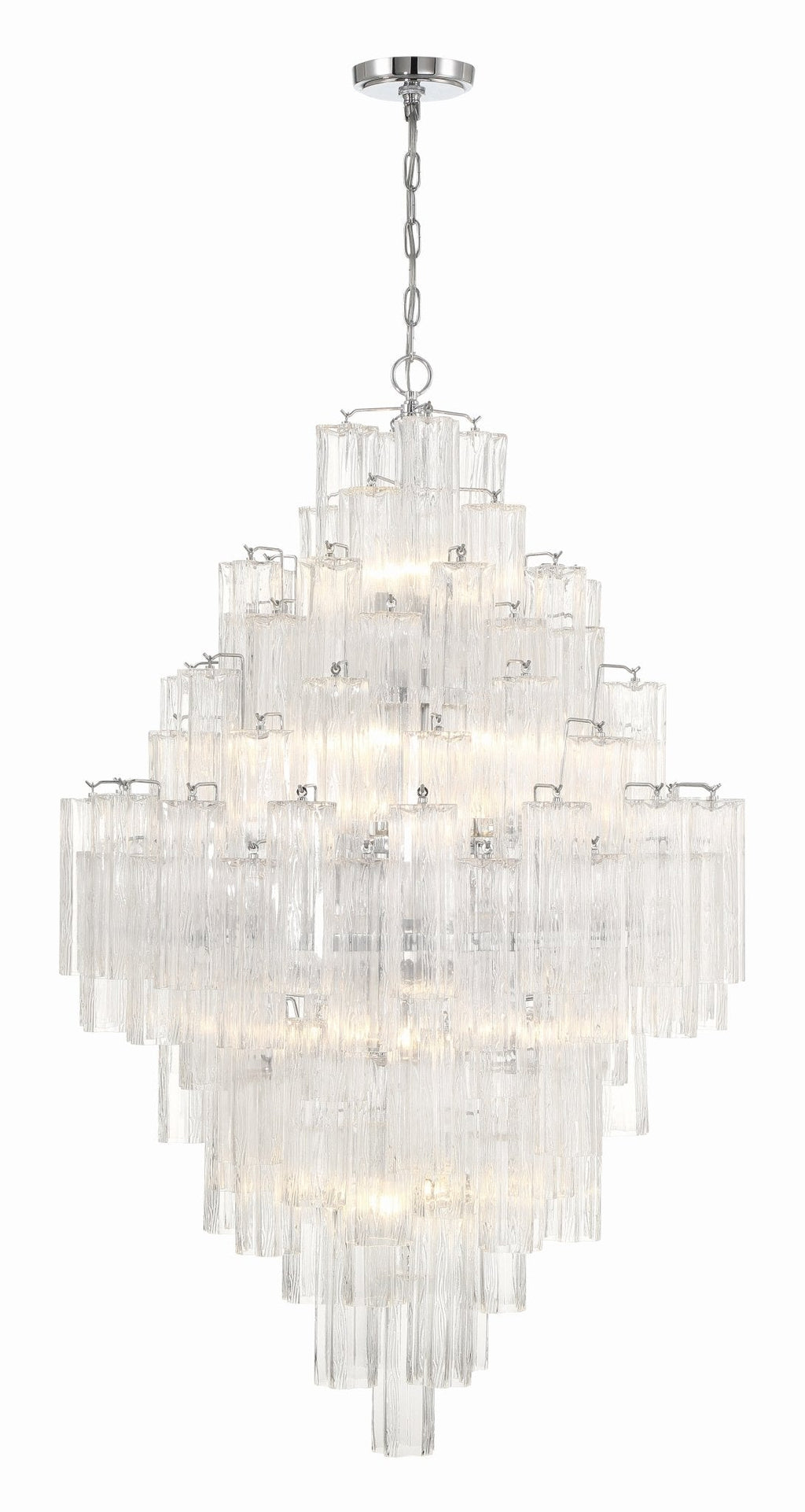 Geometric Crystal Prism Ceiling Chandelier product image