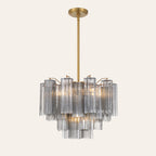 Addis Murano Glass Chandelier 17.8" 19.8" 22" 26.8" 32''D