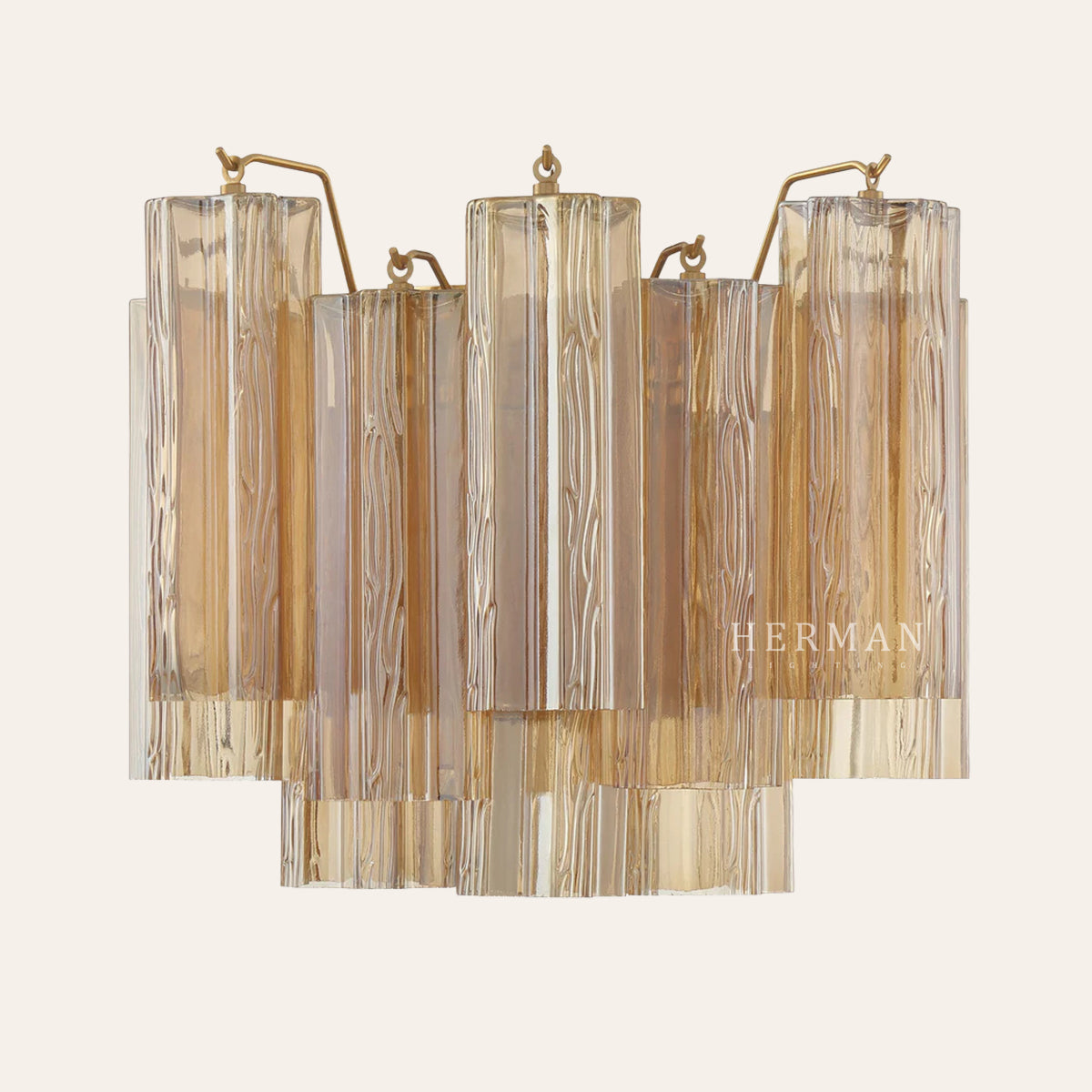 Addis Murano Glass Wall Light 14''W