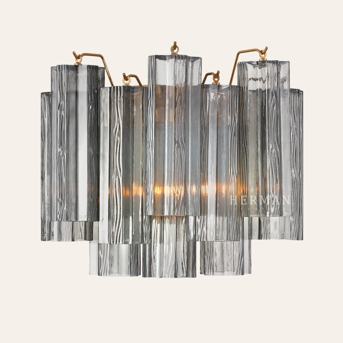 Addis Murano Glass Wall Light 14''W