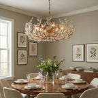 Adela Artisan Hand-Blown Glass Chandelier by Bling Lighting Studio