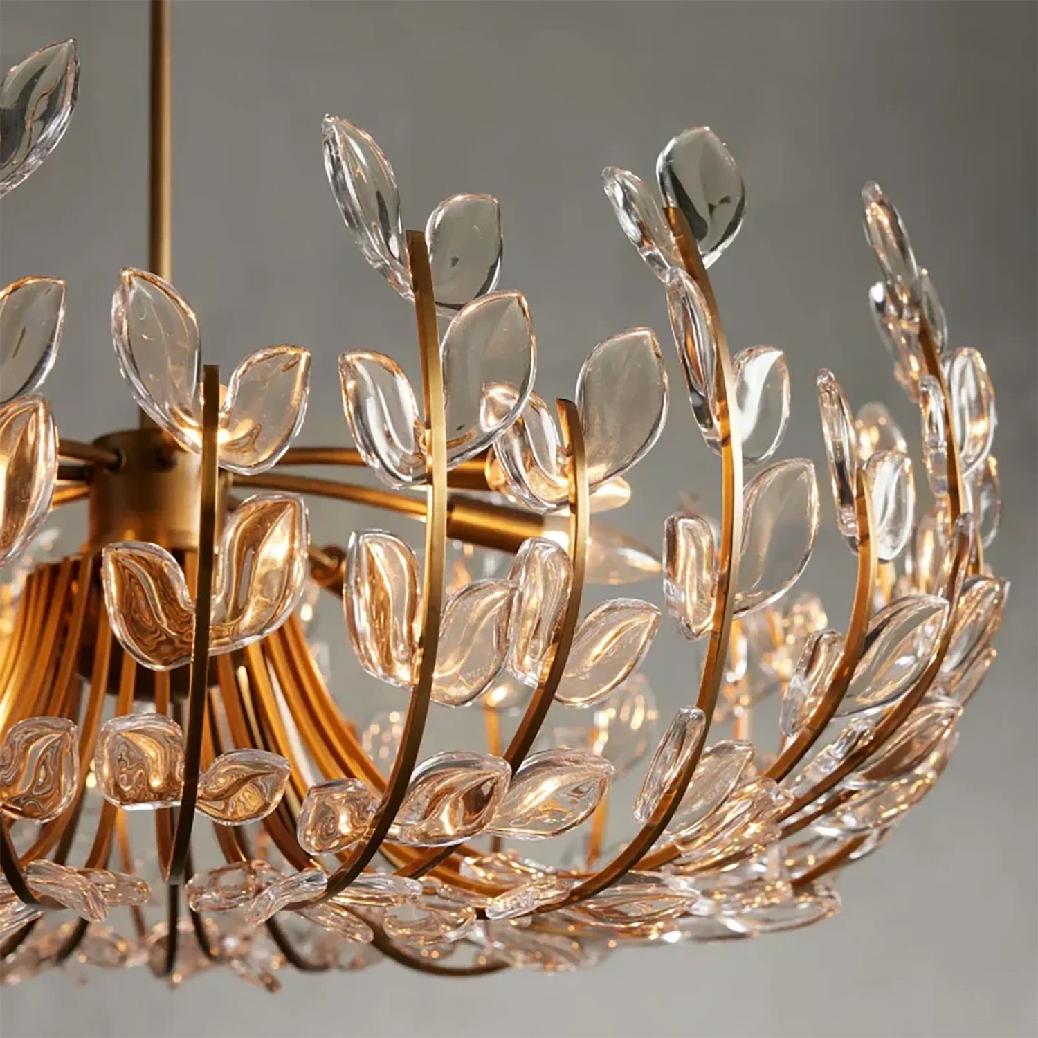 Adela Artisan Hand-Blown Glass Chandelier by Bling Lighting Studio