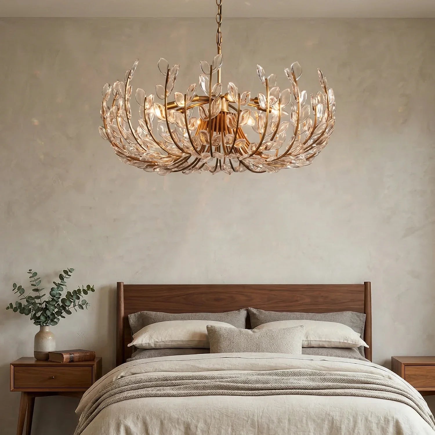 Adela Artisan Hand-Blown Glass Chandelier by Bling Lighting Studio