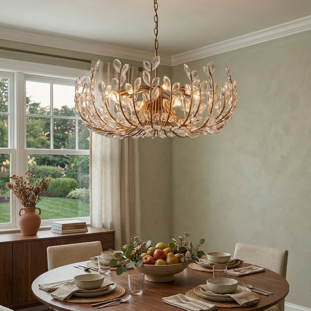 Adela Artisan Hand-Blown Glass Chandelier by Bling Lighting Studio