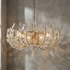 Adela Artisan Hand-Blown Glass Chandelier by Bling Lighting Studio