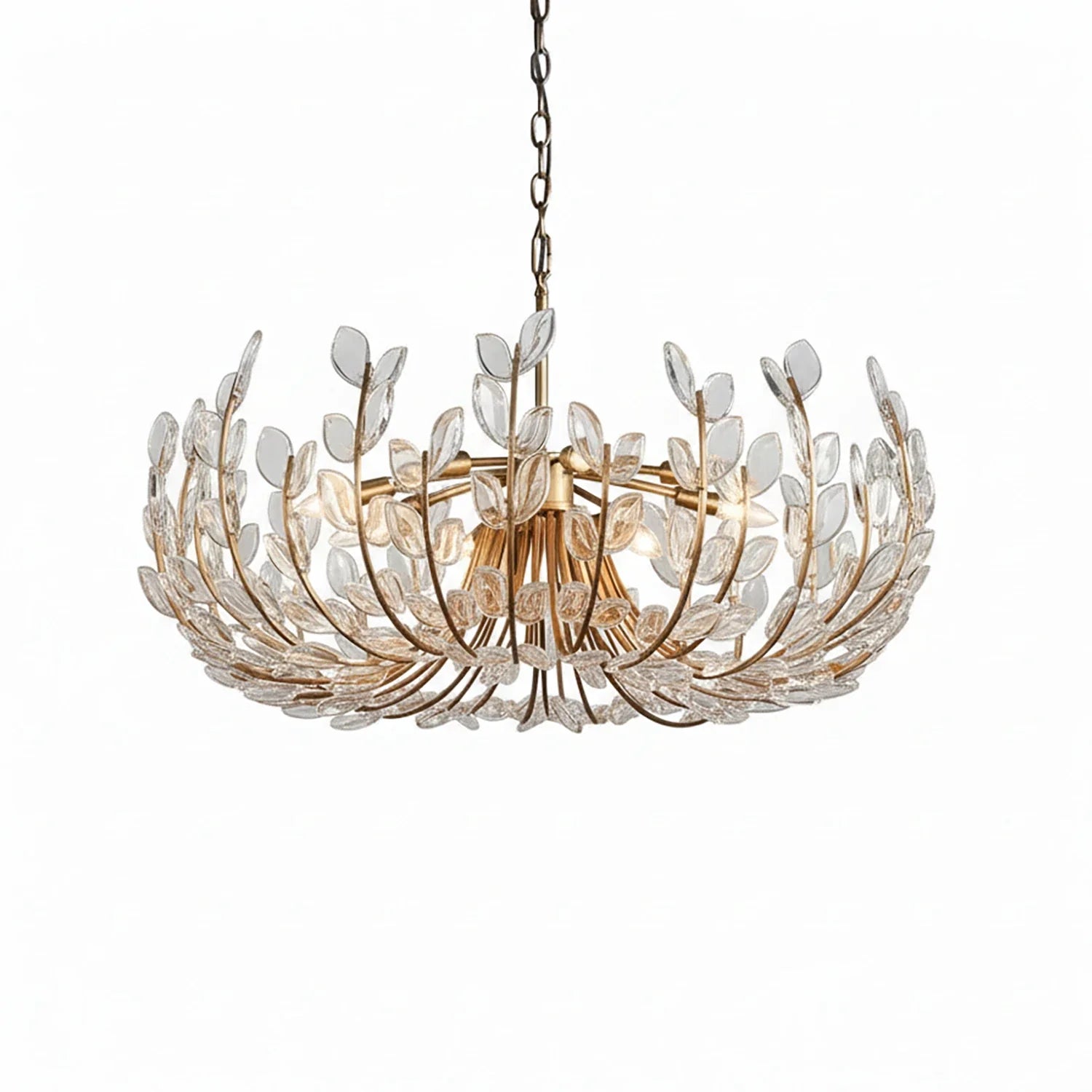 Adela Artisan Hand-Blown Glass Chandelier by Bling Lighting Studio