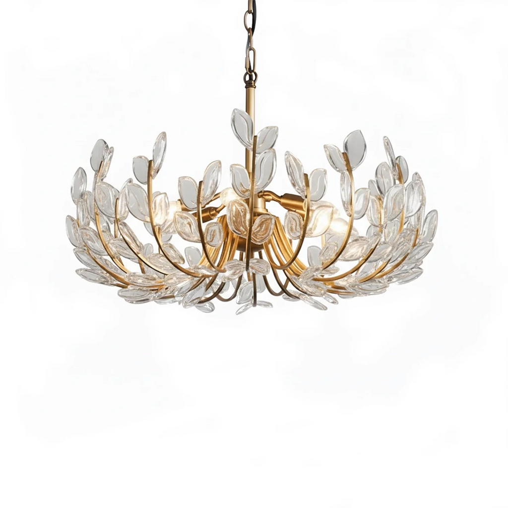 Adela Artisan Hand-Blown Glass Chandelier by Bling Lighting Studio