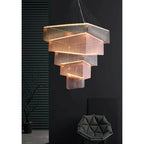 Aisha Tassel Chandelier decorative aluminum chain tassel chandelier view