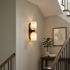 Alabaster Aurinde Wall Lamp by Bling Lighting Studio