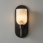 Alabaster Aurinde Wall Lamp by Bling Lighting Studio