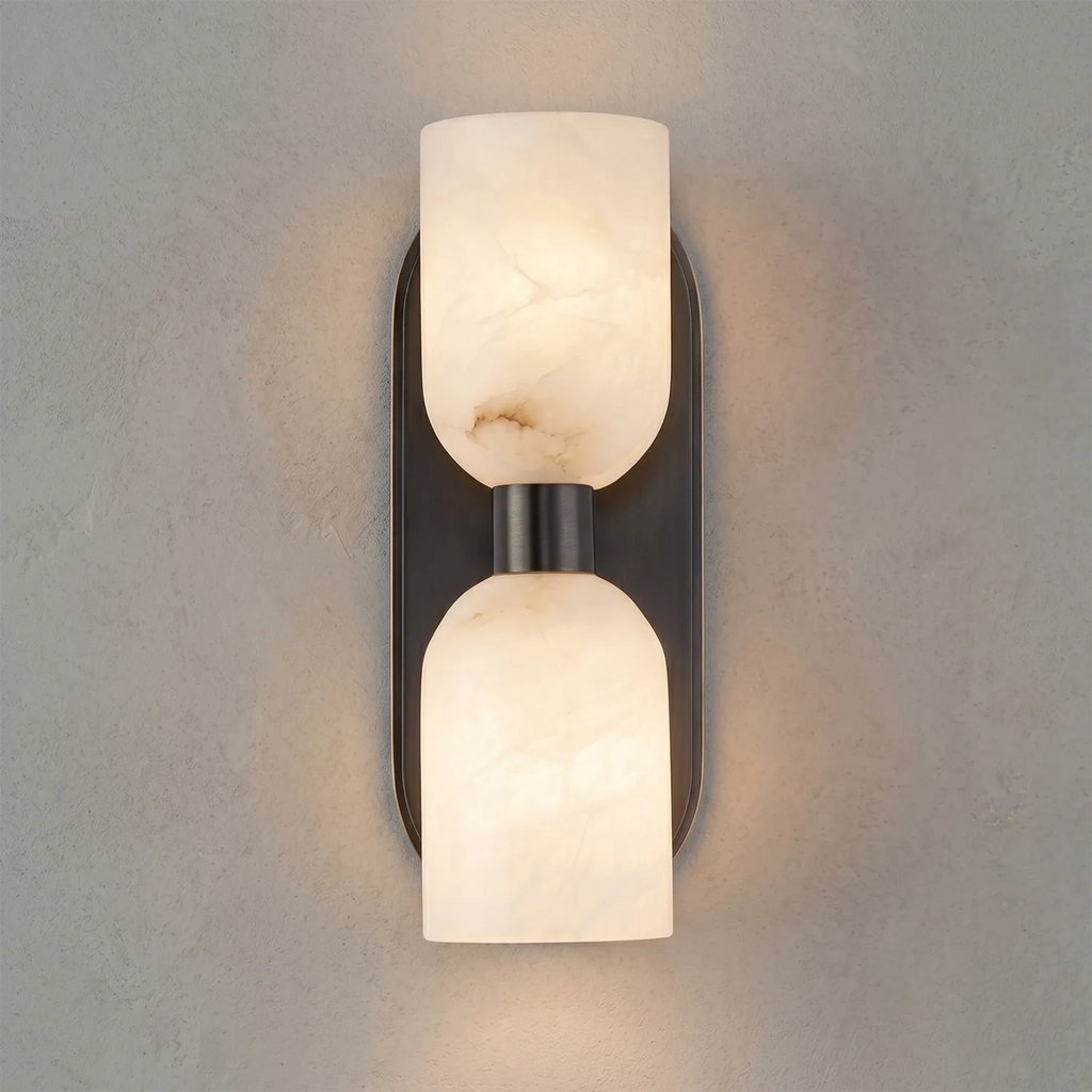 Alabaster Aurinde Wall Lamp by Bling Lighting Studio