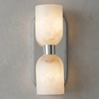 Alabaster Aurinde Wall Lamp by Bling Lighting Studio