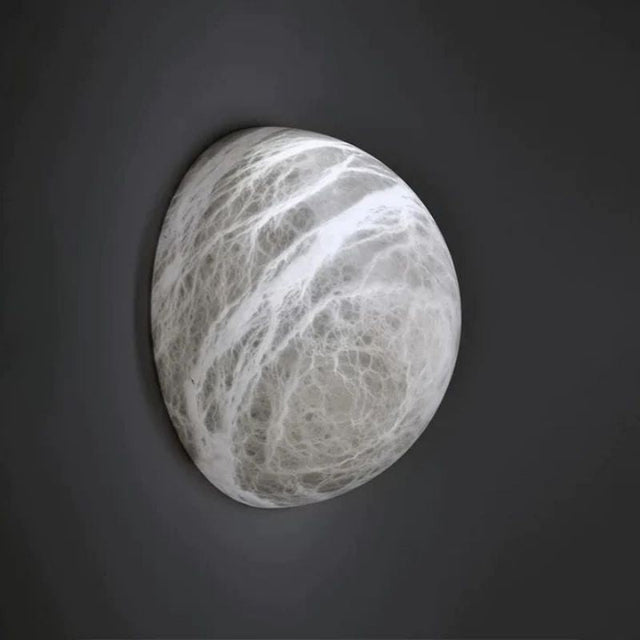 Alabaster Hemisphere Wall Sconce by Bling Lighting Studio