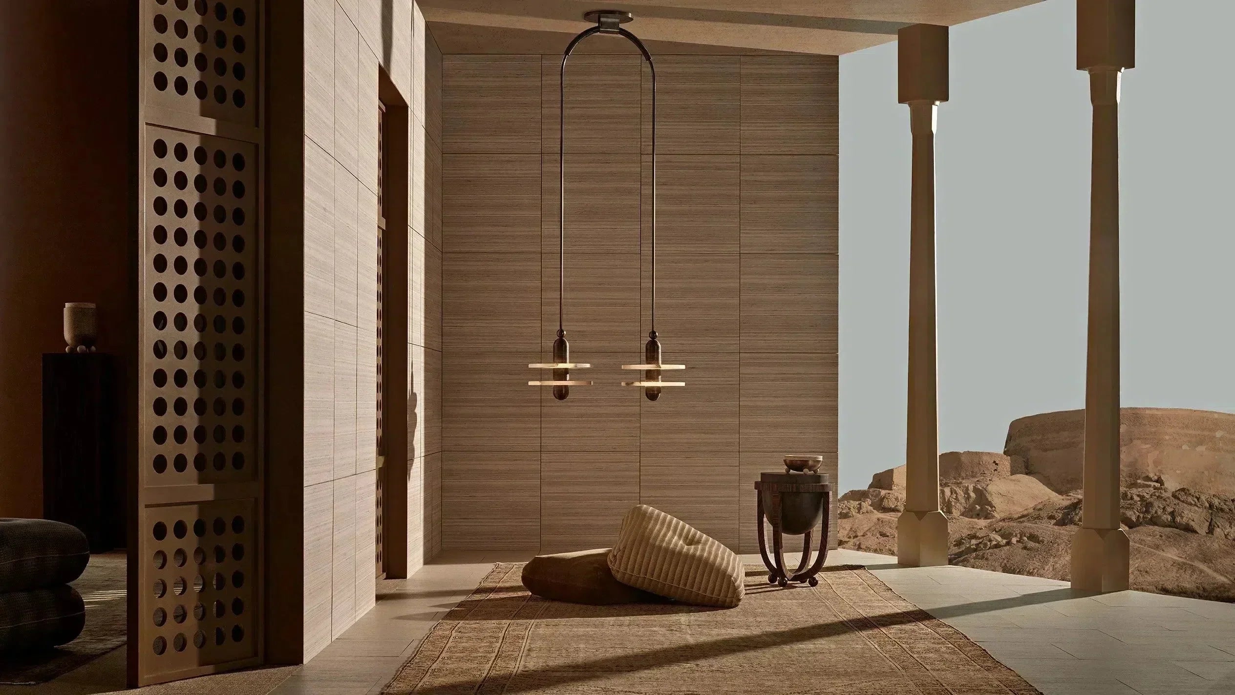Alabaster Mono 2 Pendants by Bling Lighting Studio