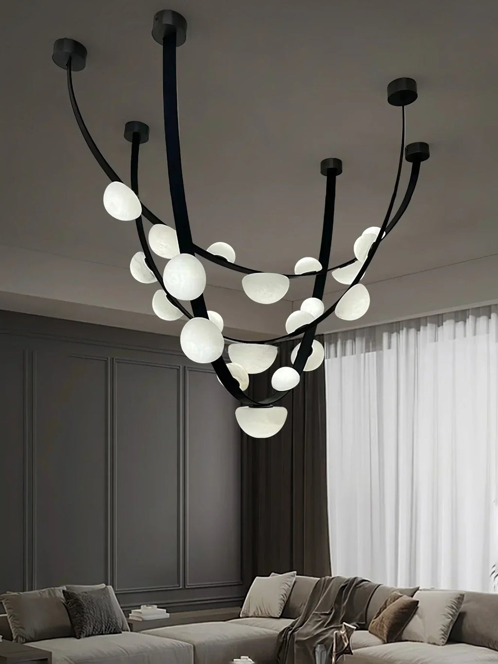 Alex Dew Drops Alabaster Chandelier product image