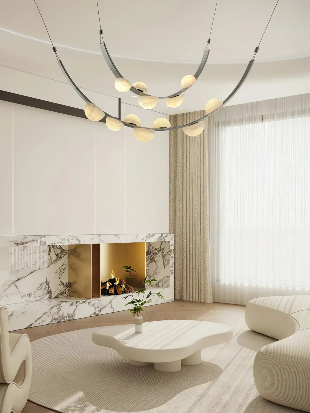 Alex Dew Drops Alabaster Chandelier product image