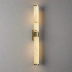 Altura 27" Alabaster & Copper Wall Sconce product image