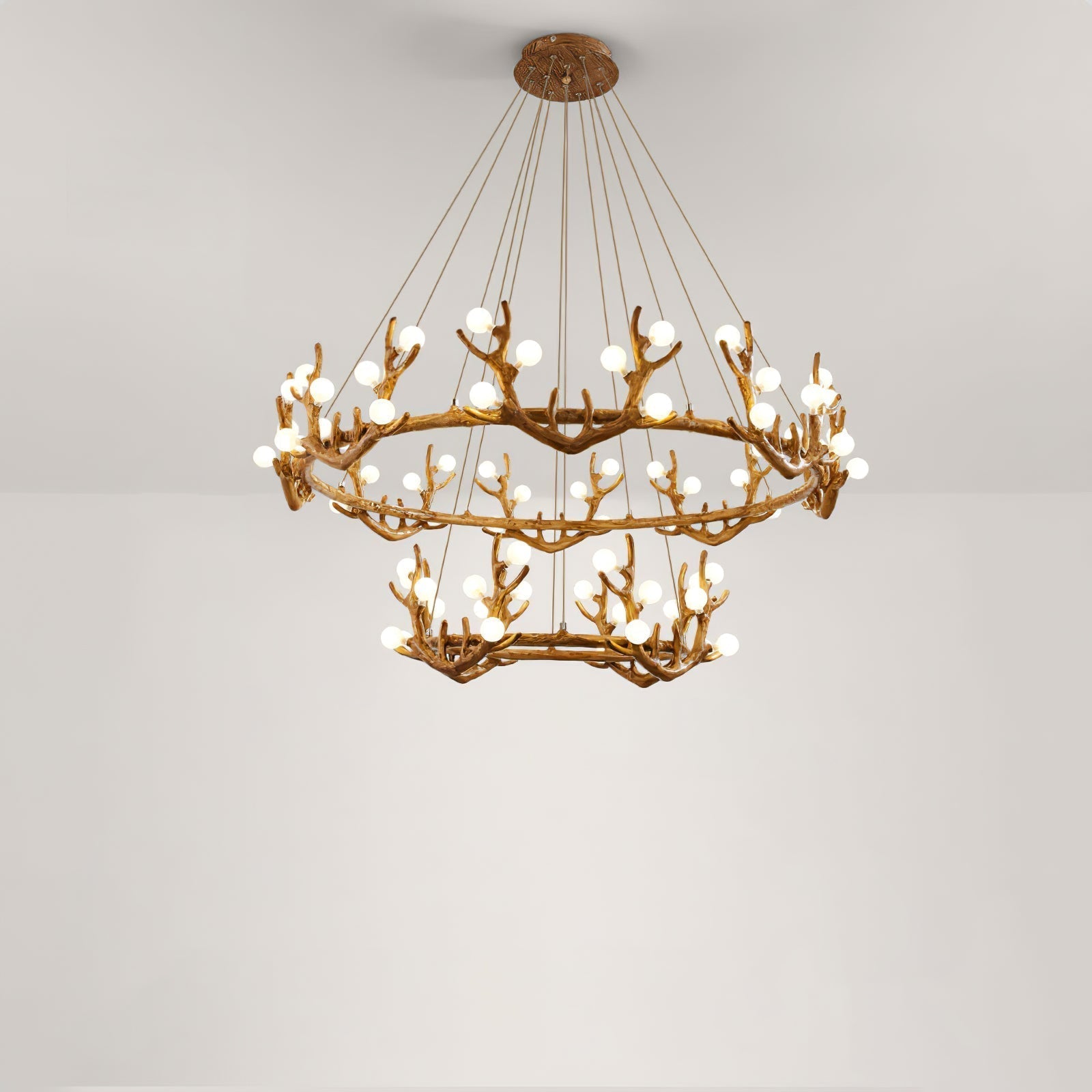 Antler Shape Branch Brass Chandelier product image