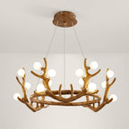 Antler Shape Branch Brass Chandelier product image