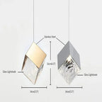 Aren Cube Large Pendant Light For High Ceilings size reference image