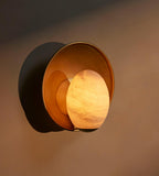 Avena Wall Light, Alabaster Globe by Bling Lighting Studio