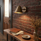 Ballstonn Brass Wall Light by Bling Lighting Studio