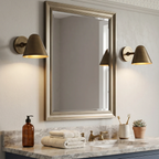 Ballstonn Brass Wall Light by Bling Lighting Studio