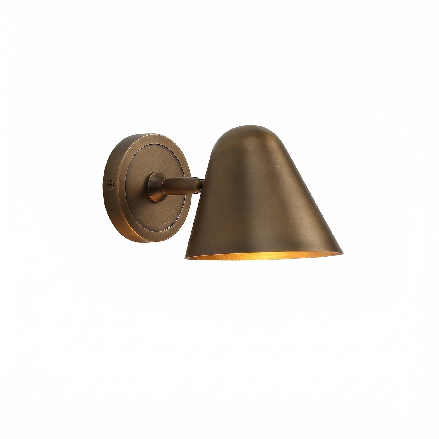 Ballstonn Brass Wall Light by Bling Lighting Studio
