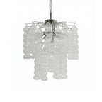 Beaded Vertical Textured Glass Chandelier product image