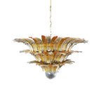 Beautifully Murano Palmette Amber Transparent Chandelier product image